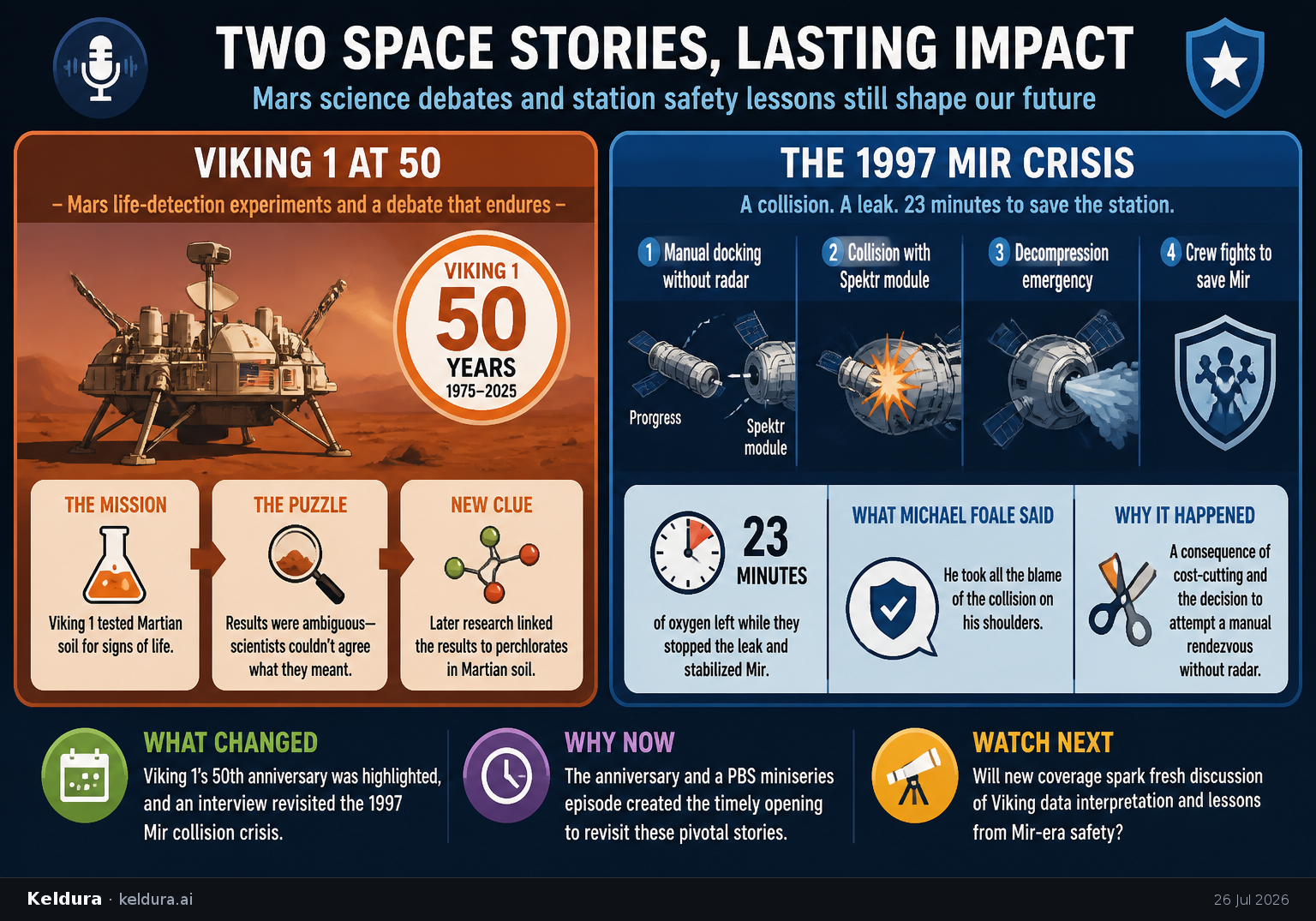 Cheatsheet for Mars memory and space-station risk take center stage in two Space.com features. Text equivalent is attached.